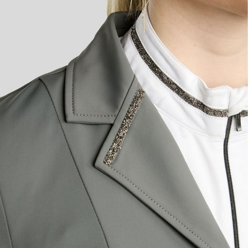 Frac court MoKylie Softshell Gun Metal Crystals Gris