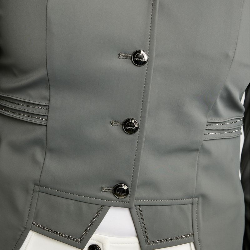 Frac court MoKylie Softshell Gun Metal Crystals Gris