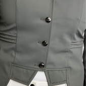Frac court MoKylie Softshell Gun Metal Crystals Gris Frac court MoKylie Softshell Gun Metal Crystals Gris