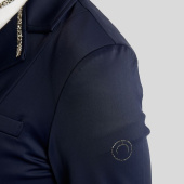 Frac court MoKylie Softshell Gun Metal Crystals Bleu Marine Frac court MoKylie Softshell Gun Metal Crystals Bleu Marine