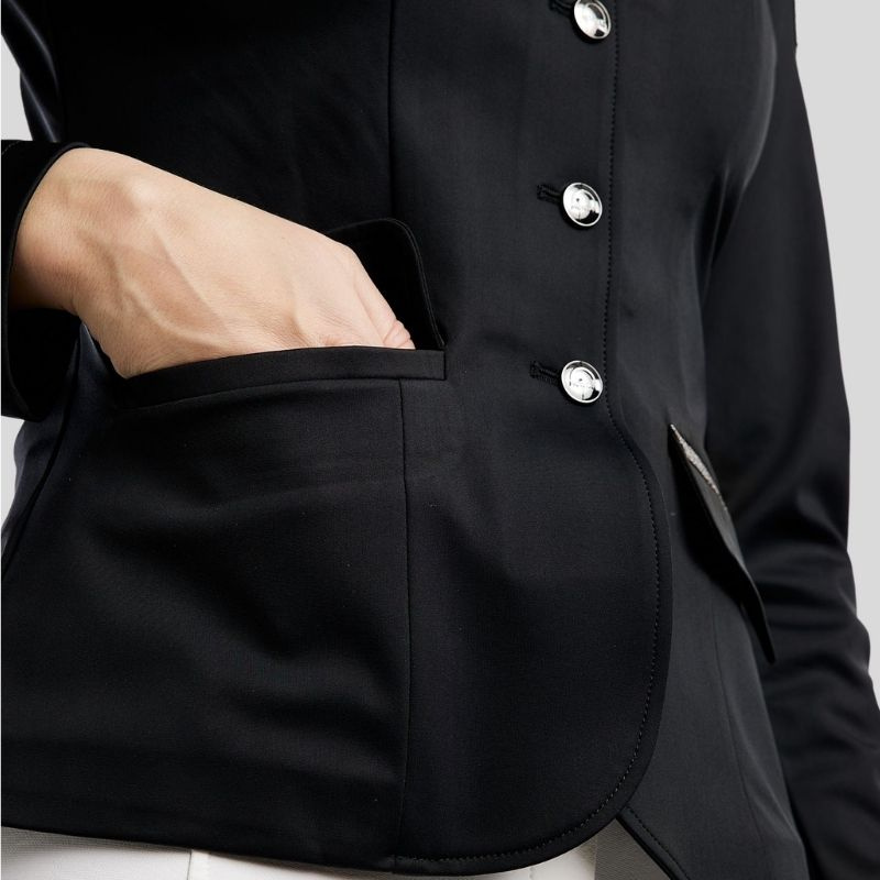 Veste de concours MoGloria Softshell Caviar Tape Noir