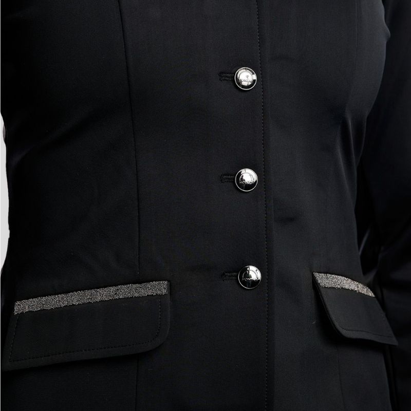 Veste de concours MoGloria Softshell Caviar Tape Noir