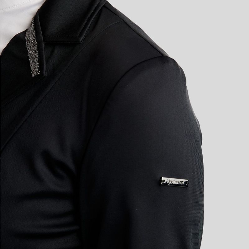 Veste de concours MoGloria Softshell Caviar Tape Noir