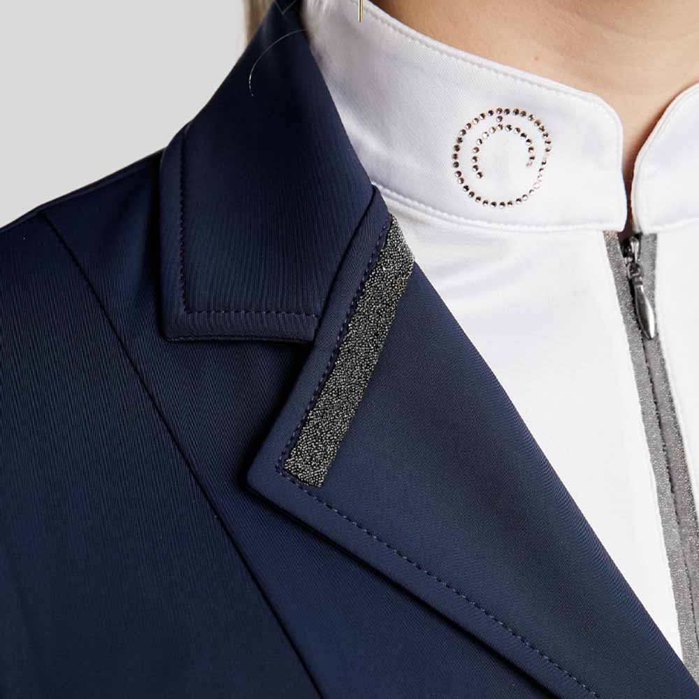 Veste de concours MoGloria Softshell Caviar Tape Bleu Marine