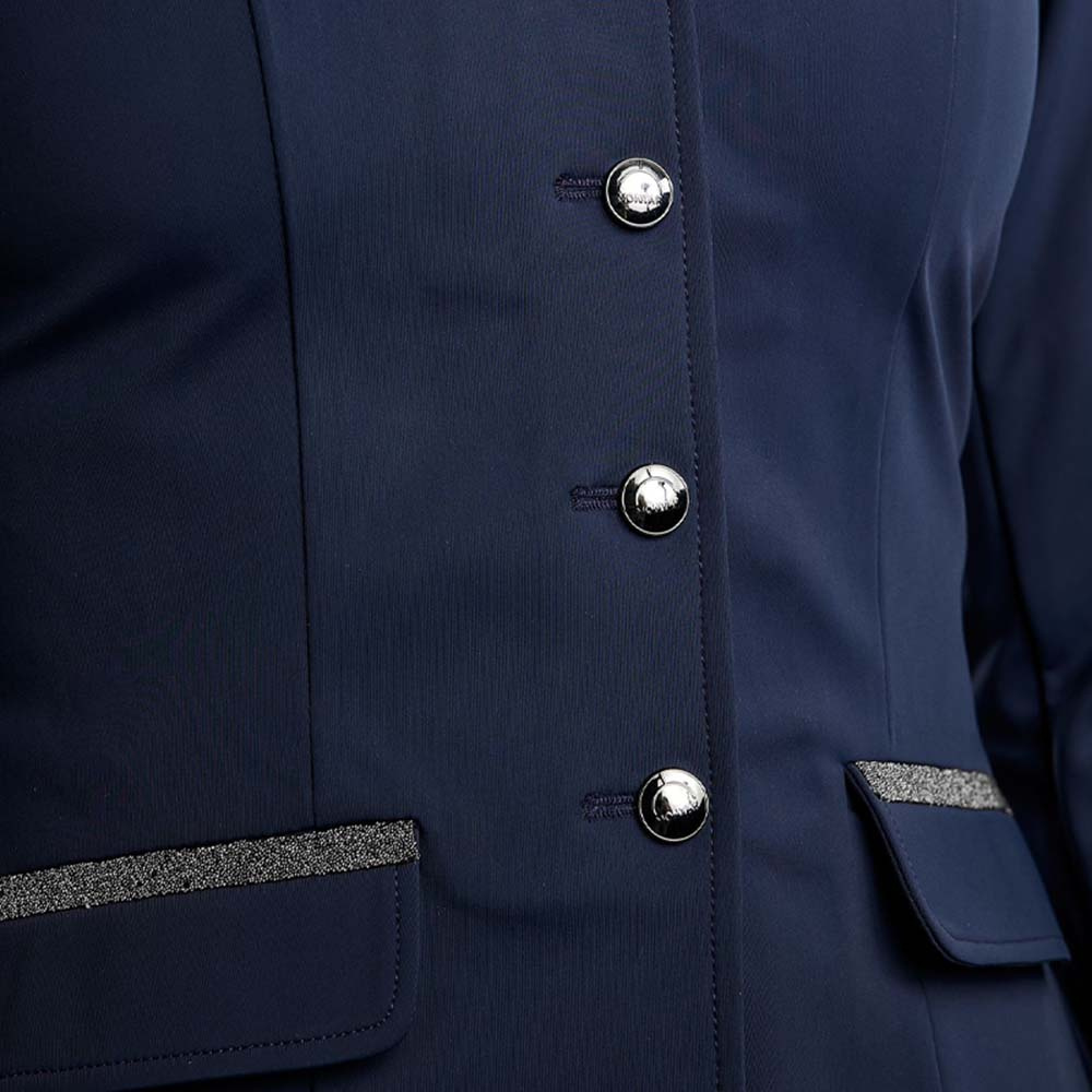 Veste de concours MoGloria Softshell Caviar Tape Bleu Marine