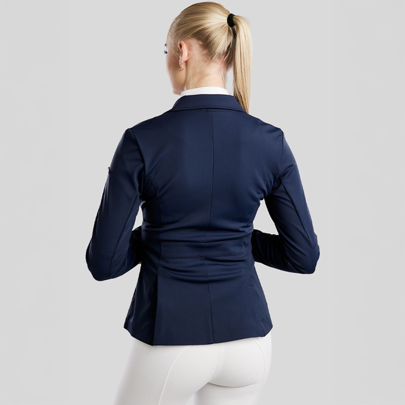 Veste de concours MoGloria Softshell Caviar Tape Bleu Marine