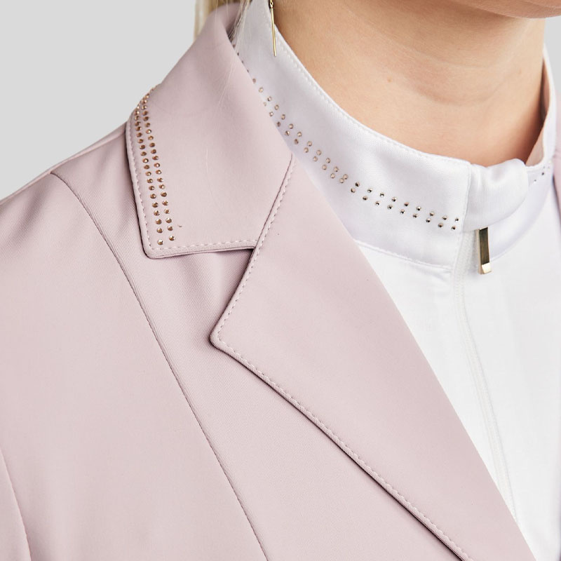 Veste de concours MoBlair Softshell Champagne Crystals Cheeky Pink