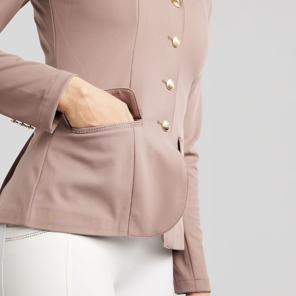 Veste de concours MoBlair Softshell Champagne Crystals Blush