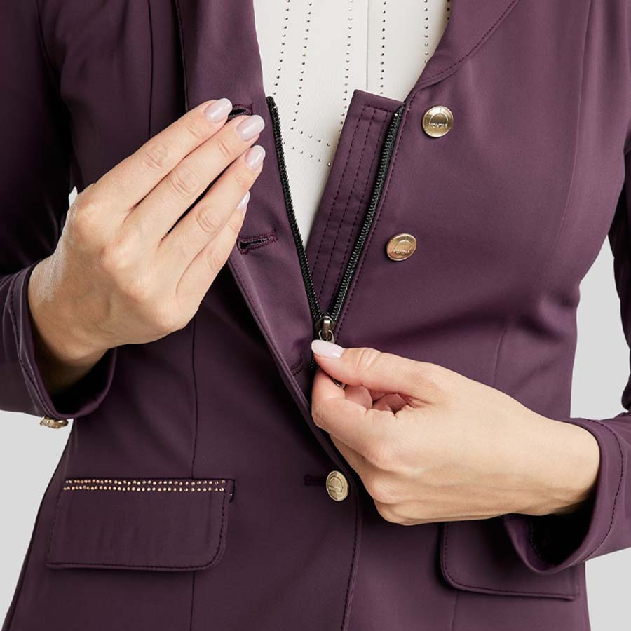 Veste de concours MoBlair Softshell Champagne Crystals Fig