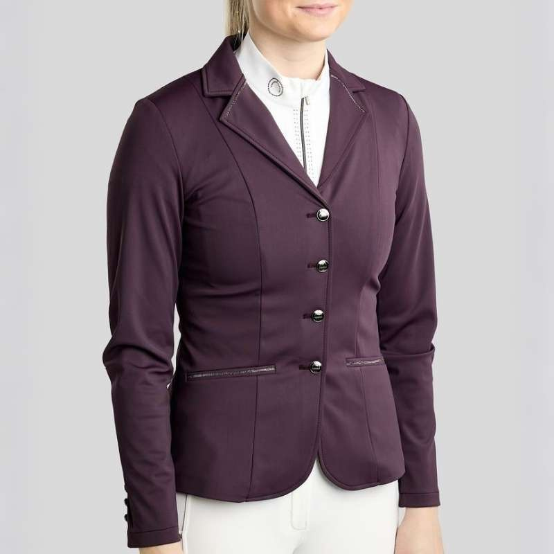 Veste de concours MoKira Softshell Gun Metal Crystals Fig