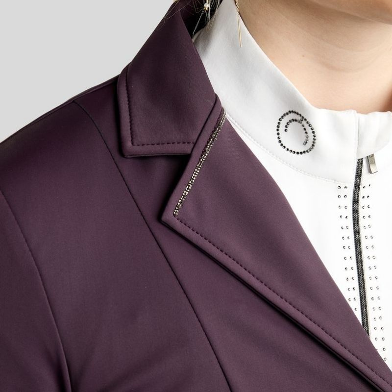 Veste de concours MoKira Softshell Gun Metal Crystals Fig