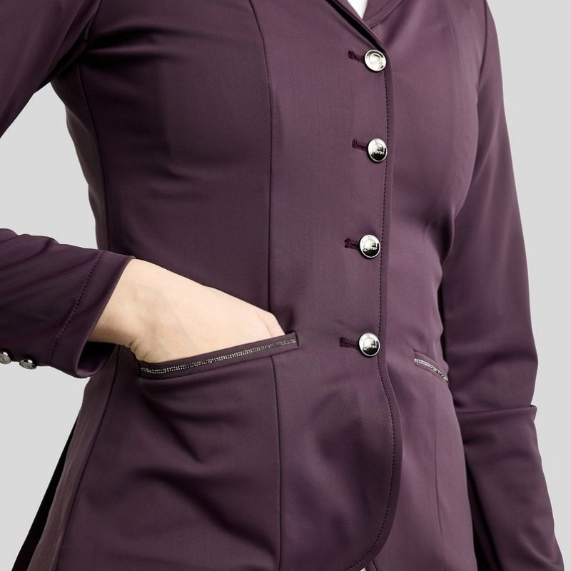 Veste de concours MoKira Softshell Gun Metal Crystals Fig