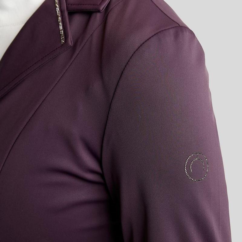 Veste de concours MoKira Softshell Gun Metal Crystals Fig