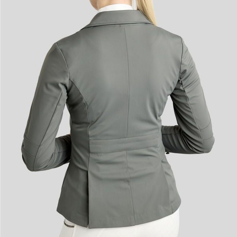 Veste de concours MoKira Softshell Gun Metal Crystals Gris