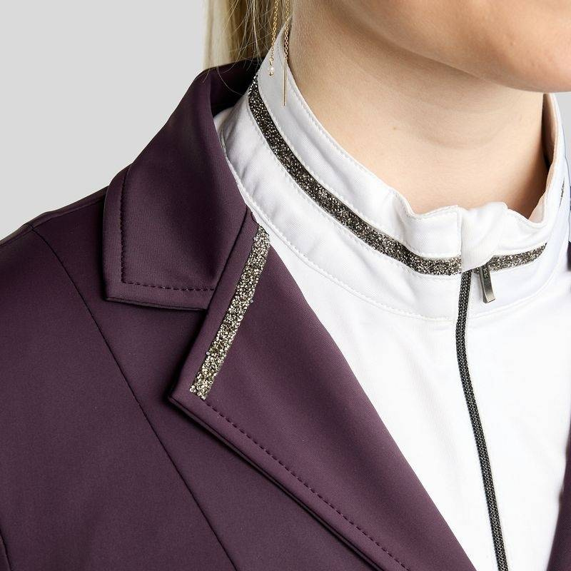 Veste de concours MoKelly Softshell Gun Metal Crystals Fig