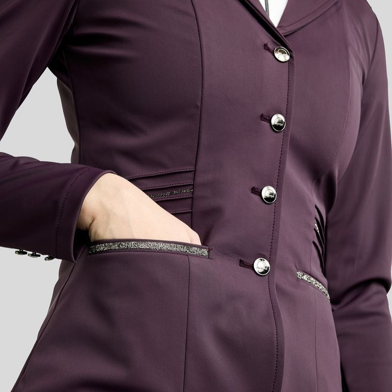 Veste de concours MoKelly Softshell Gun Metal Crystals Fig