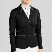 Veste de concours MoKelly Softshell Gun Metal Crystals Noir Veste de concours MoKelly Softshell Gun Metal Crystals Noir