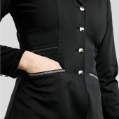 Veste de concours MoKelly Softshell Gun Metal Crystals Noir Veste de concours MoKelly Softshell Gun Metal Crystals Noir