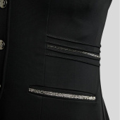 Veste de concours MoKelly Softshell Gun Metal Crystals Noir Veste de concours MoKelly Softshell Gun Metal Crystals Noir