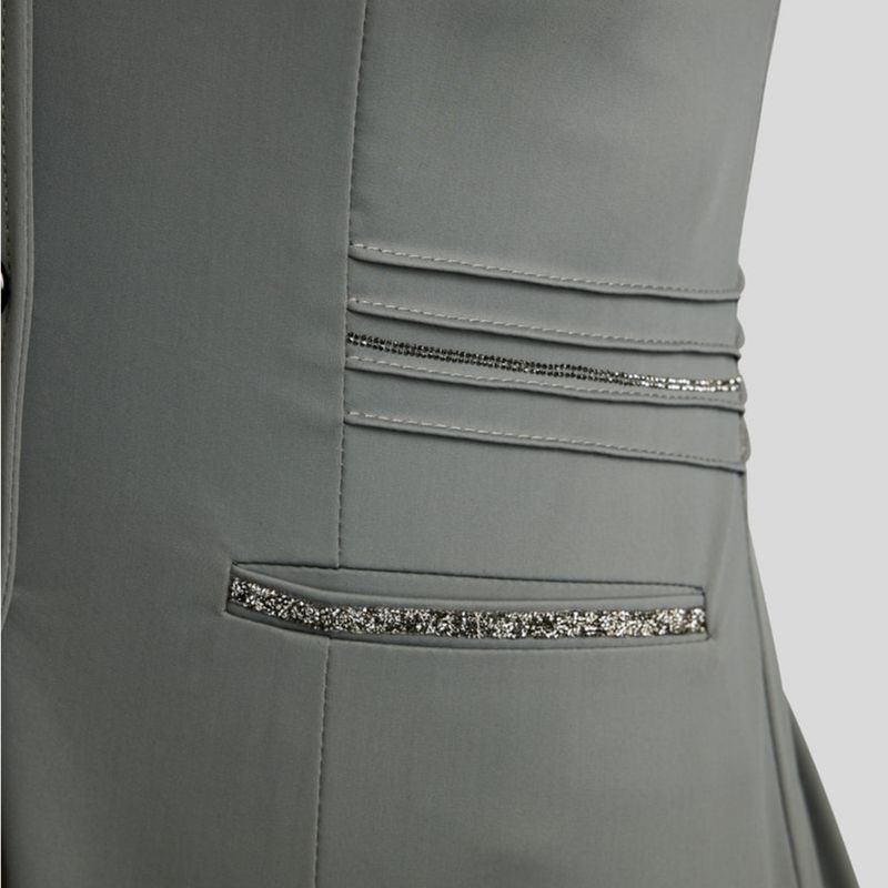 Veste de concours MoKelly Softshell Gun Metal Crystals Gris