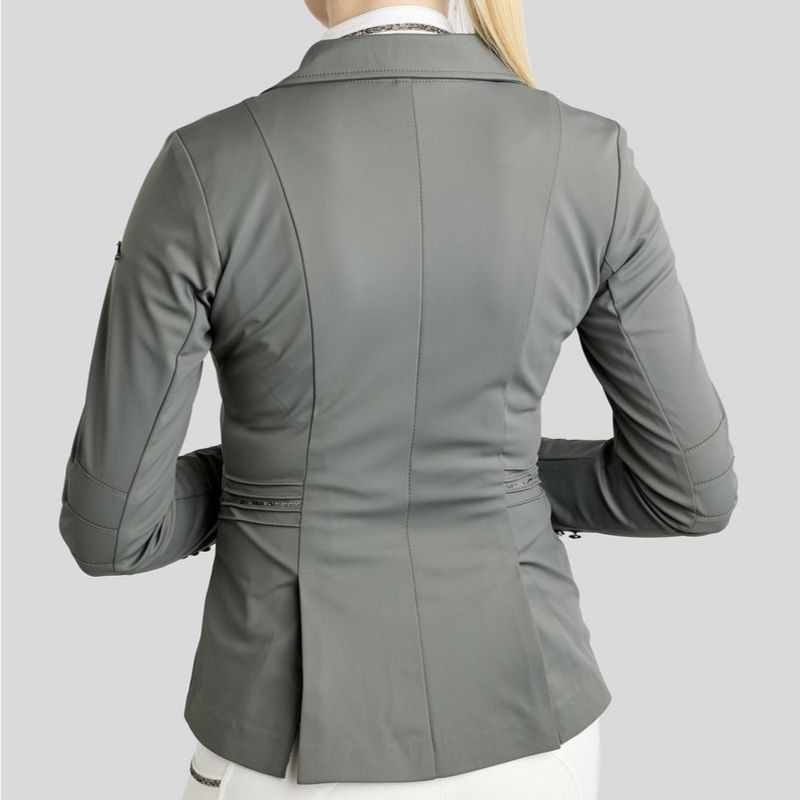 Veste de concours MoKelly Softshell Gun Metal Crystals Gris