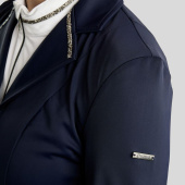 Veste de concours MoKelly Softshell Gun Metal Crystals Bleu Marine Veste de concours MoKelly Softshell Gun Metal Crystals Bleu Marine