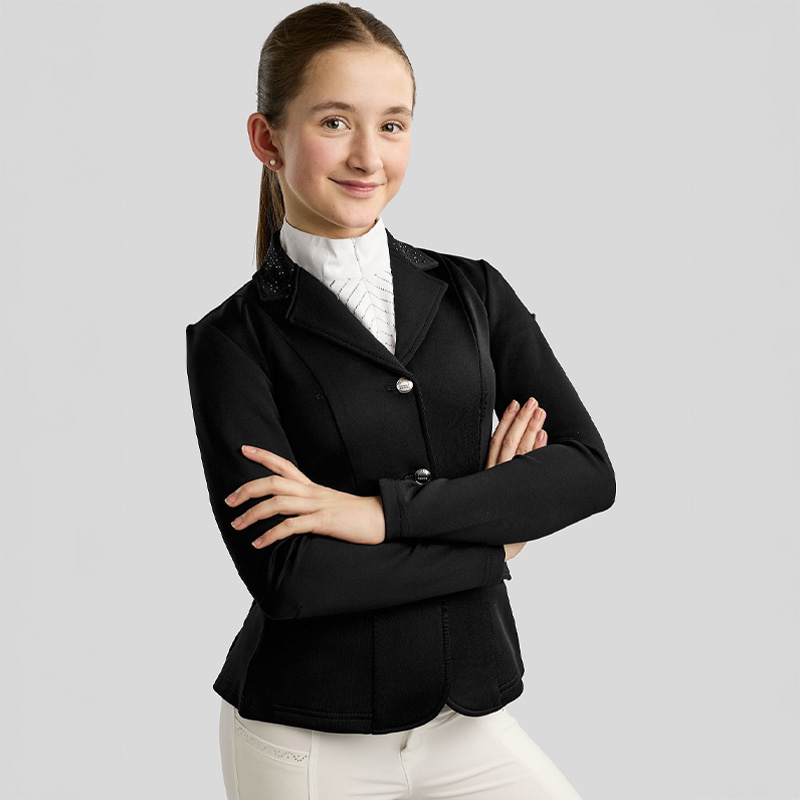 Veste de concours Enfant/Junior Crystals Noir