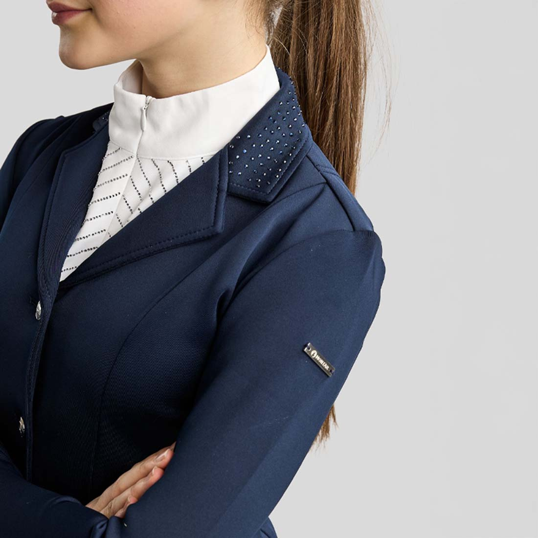 Veste de concours Enfant/Junior Crystals Bleu Marine