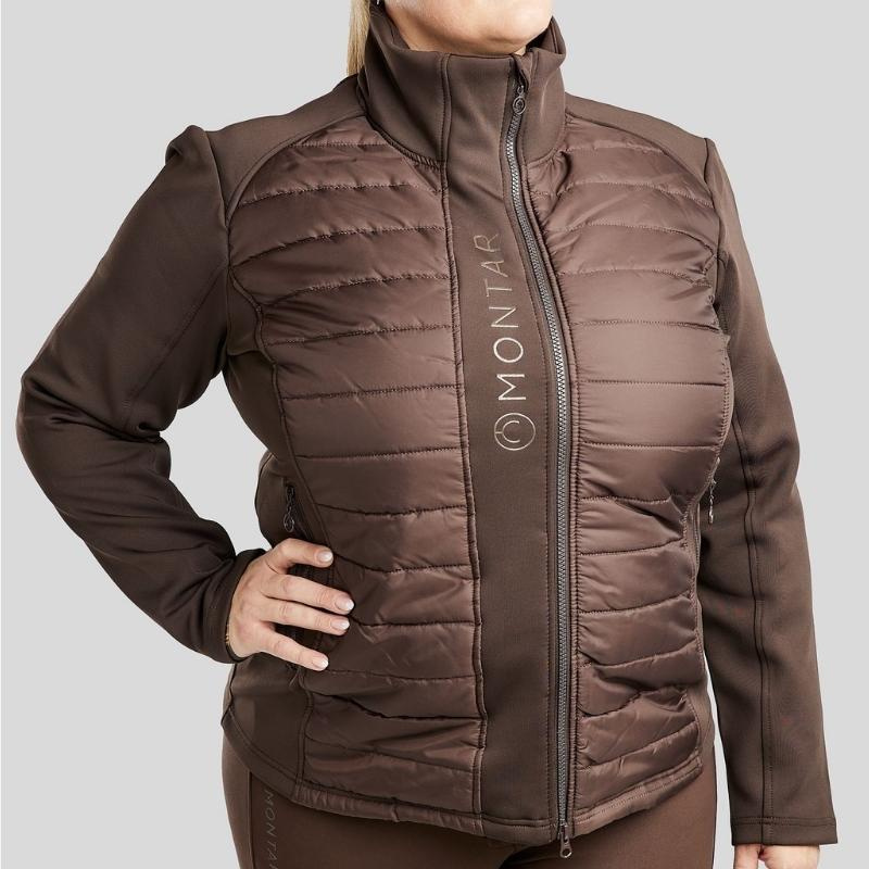 Veste hybride Emma Softshell Curve Marron