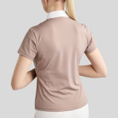 Haut de concours MoMaddy Short Sleeve Gun Metal Crystals Pearl Grey Haut de concours MoMaddy Short Sleeve Gun Metal Crystals Pearl Grey