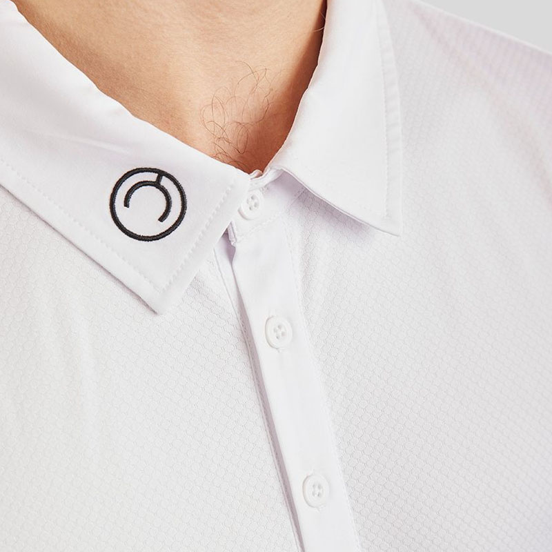 Chemise de concours homme MoWill Long Sleeve Blanc
