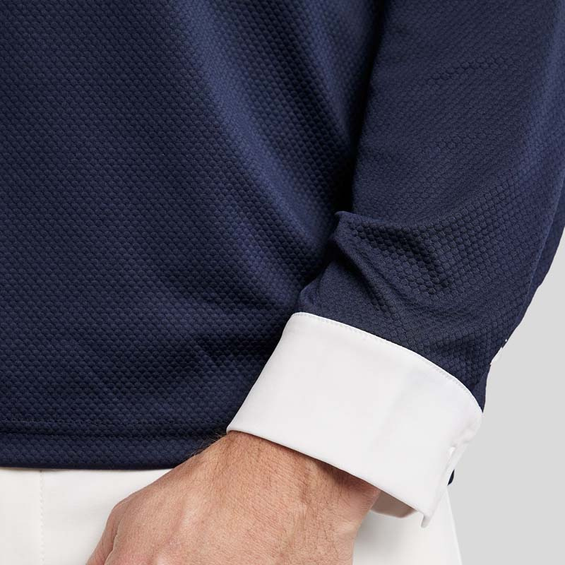 Chemise de concours homme MoWill Long Sleeve Bleu Marine