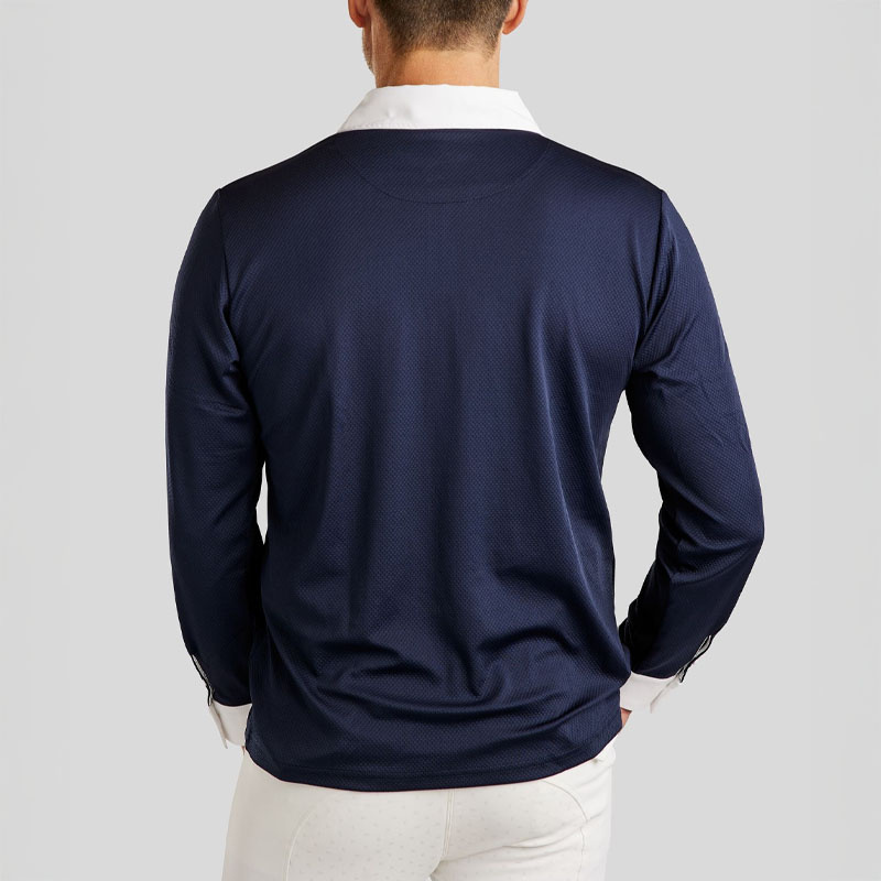 Chemise de concours homme MoWill Long Sleeve Bleu Marine
