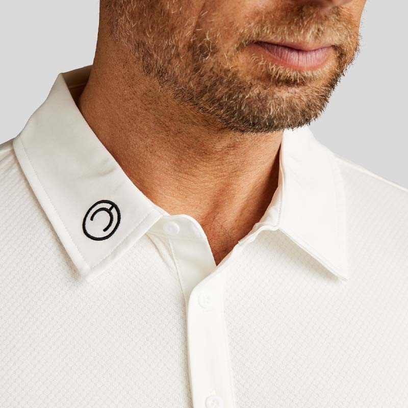 Chemise de concours homme MoWill Short Sleeve Blanc