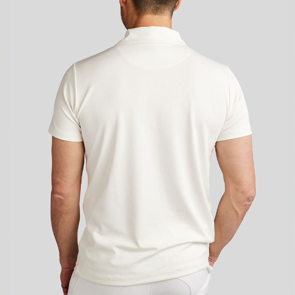 Chemise de concours homme MoWill Short Sleeve Blanc