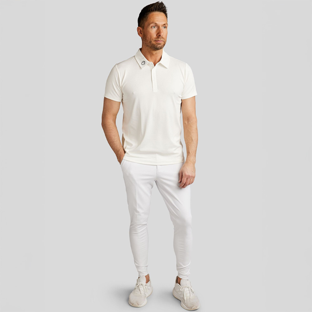 Chemise de concours homme MoWill Short Sleeve Blanc