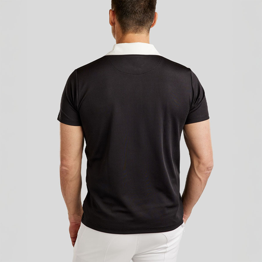 Chemise de concours homme MoWill Short Sleeve Noir