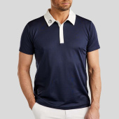 Chemise de concours homme MoWill Short Sleeve Bleu Marine Chemise de concours homme MoWill Short Sleeve Bleu Marine