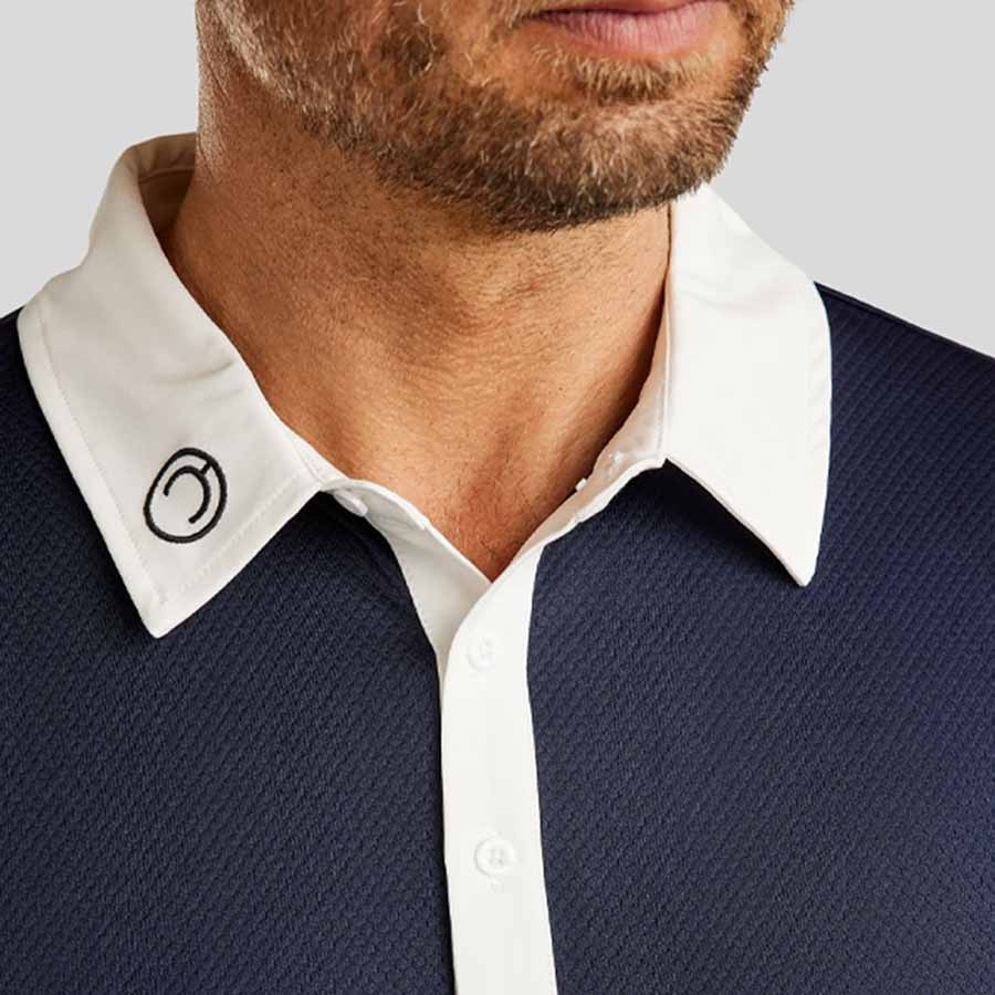 Chemise de concours homme MoWill Short Sleeve Bleu Marine