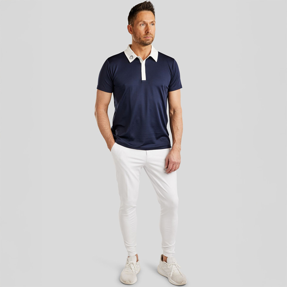 Chemise de concours homme MoWill Short Sleeve Bleu Marine