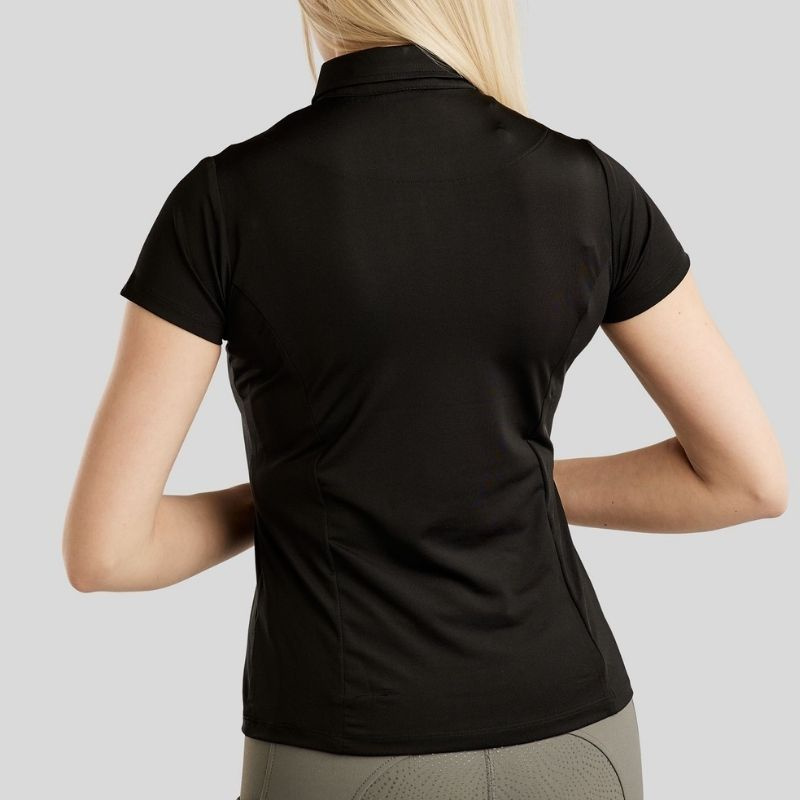 Polo d'équitation Clubwear Noir