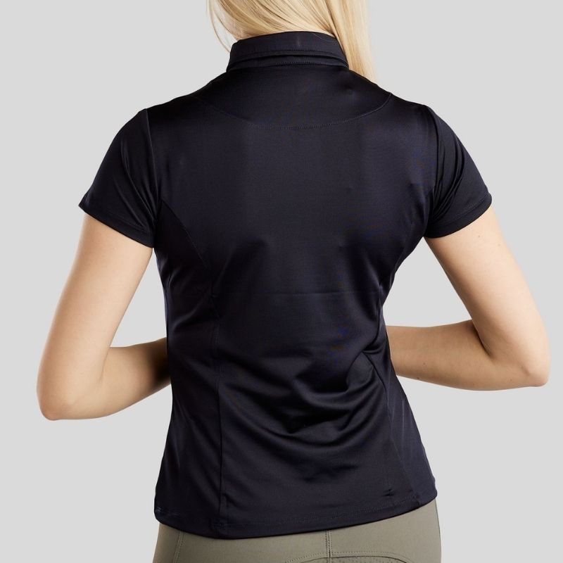 Polo d'équitation Clubwear Bleu Marine