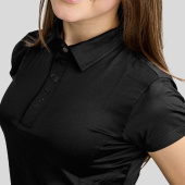 Polo d'équitation enfant Clubwear Noir Polo d'équitation enfant Clubwear Noir