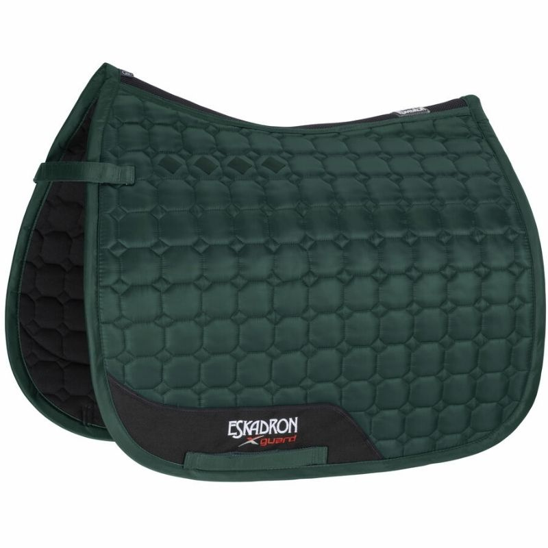 Tapis de selle dressage Glossy Compact Vert