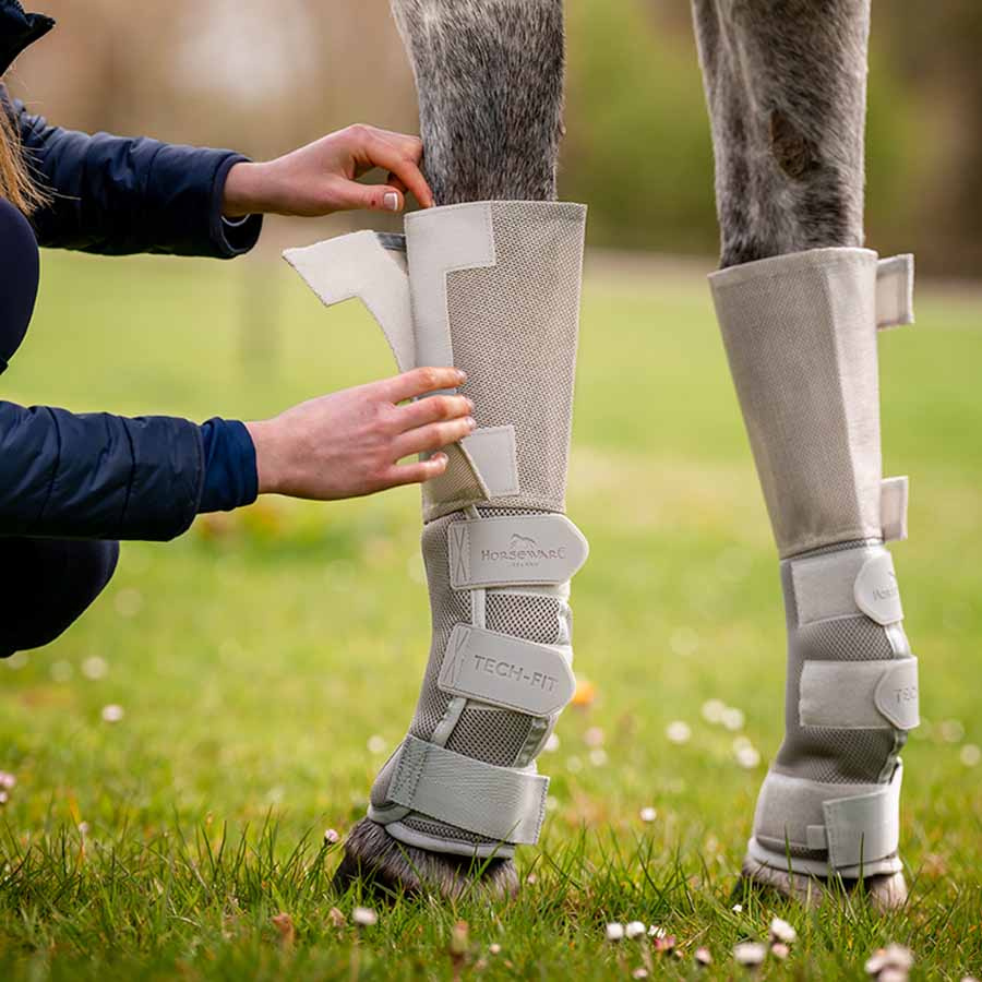 Protège contre les mouches Rambo Tech Fit Flyboot Silver