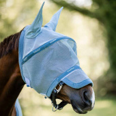 Bonnet anti-mouches Rambo Bleu clair/Bleu/Argent Bonnet anti-mouches Rambo Bleu clair/Bleu/Argent