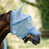 Bonnet anti-mouches Rambo Bleu clair/Bleu/Argent Bonnet anti-mouches Rambo Bleu clair/Bleu/Argent