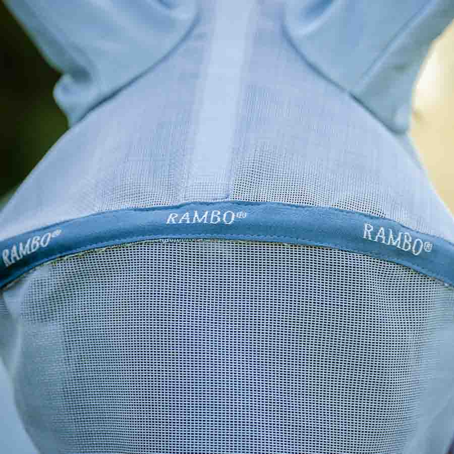 Bonnet anti-mouches Rambo Bleu clair/Bleu/Argent