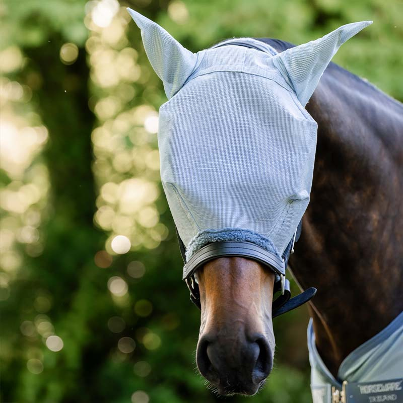 Bonnet anti-mouches Amigo Bleu clair/Bleu/Argent
