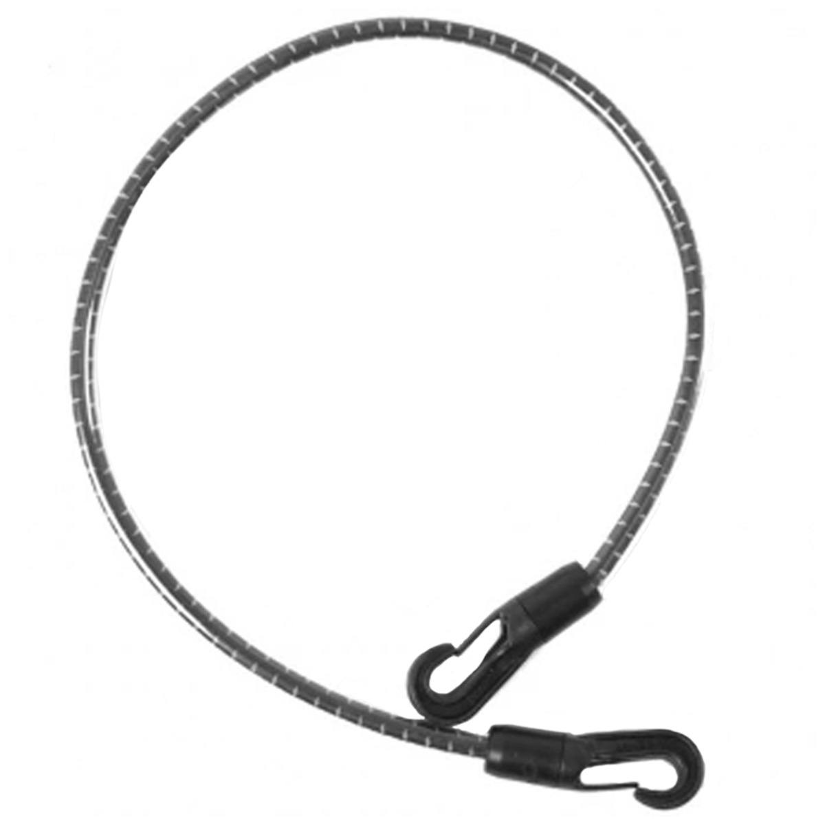 Sangle de queue en PVC élastique Noir